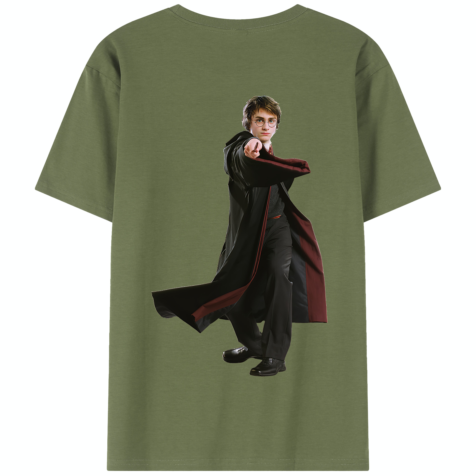 （画像用） Harry Potter ハリー・ポッターシリーズ 綿100％半袖Tシャツ（背面プリント）